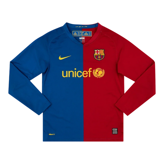 Camisa Barcelona I 2008/09 Manga Longa - imagem 3