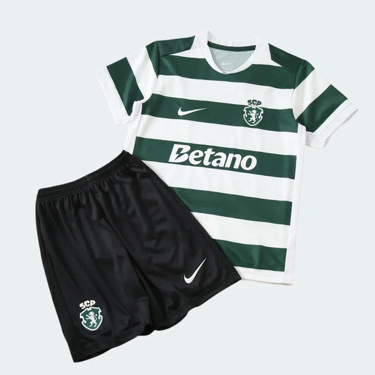 Sporting 2026/27 Home Kids Kit