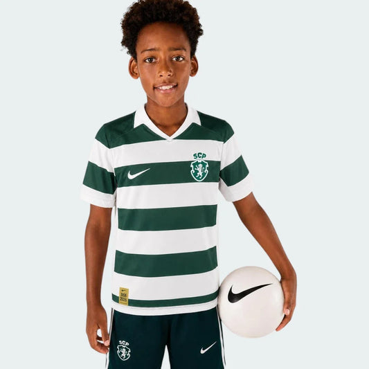 Sporting 2026/27 Home Kids Kit