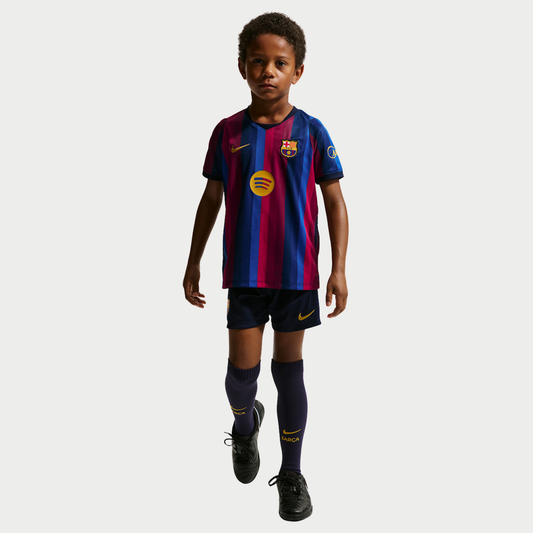 Barcelona 2026/27 Home Kids Kit