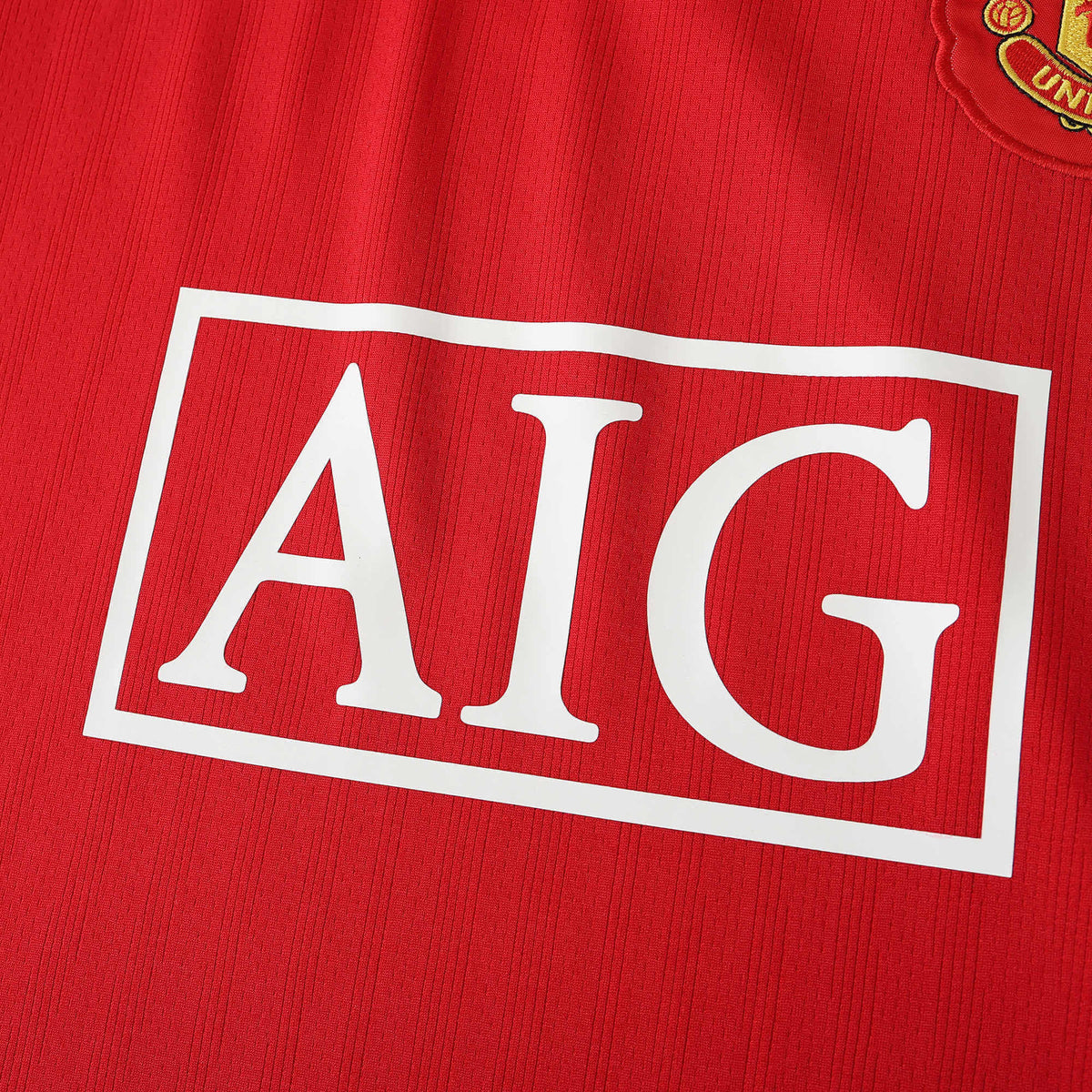 Camisa Manchester United I 2007/08 Manga Longa - imagem 5