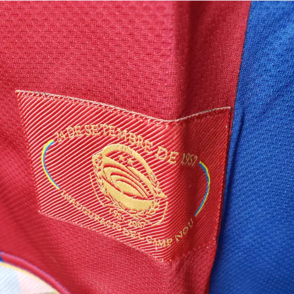Camisa Barcelona I 2007/08 Manga Longa - imagem 5