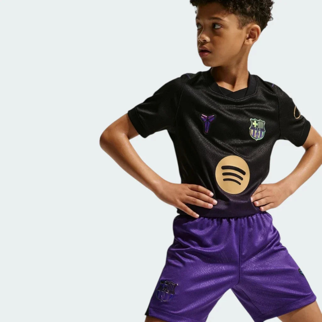Barcelona 2026/27 Away Kids Kit