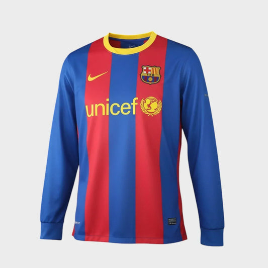 Camisa Barcelona I 2010/11 Manga Longa - imagem 1