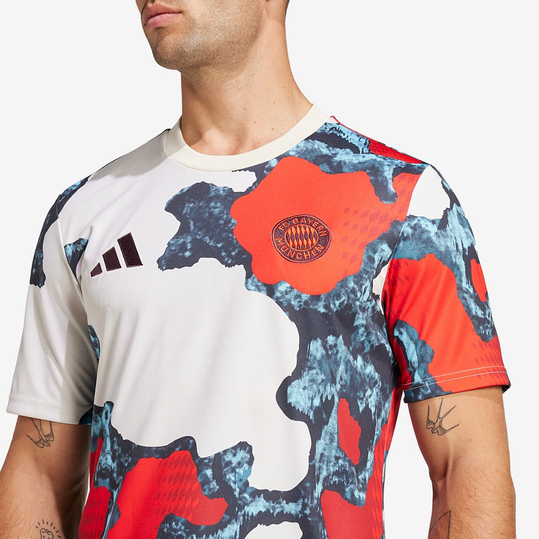 Camisa Adidas Bayern de Munique 2024/25 Pré-Jogo - imagem 3