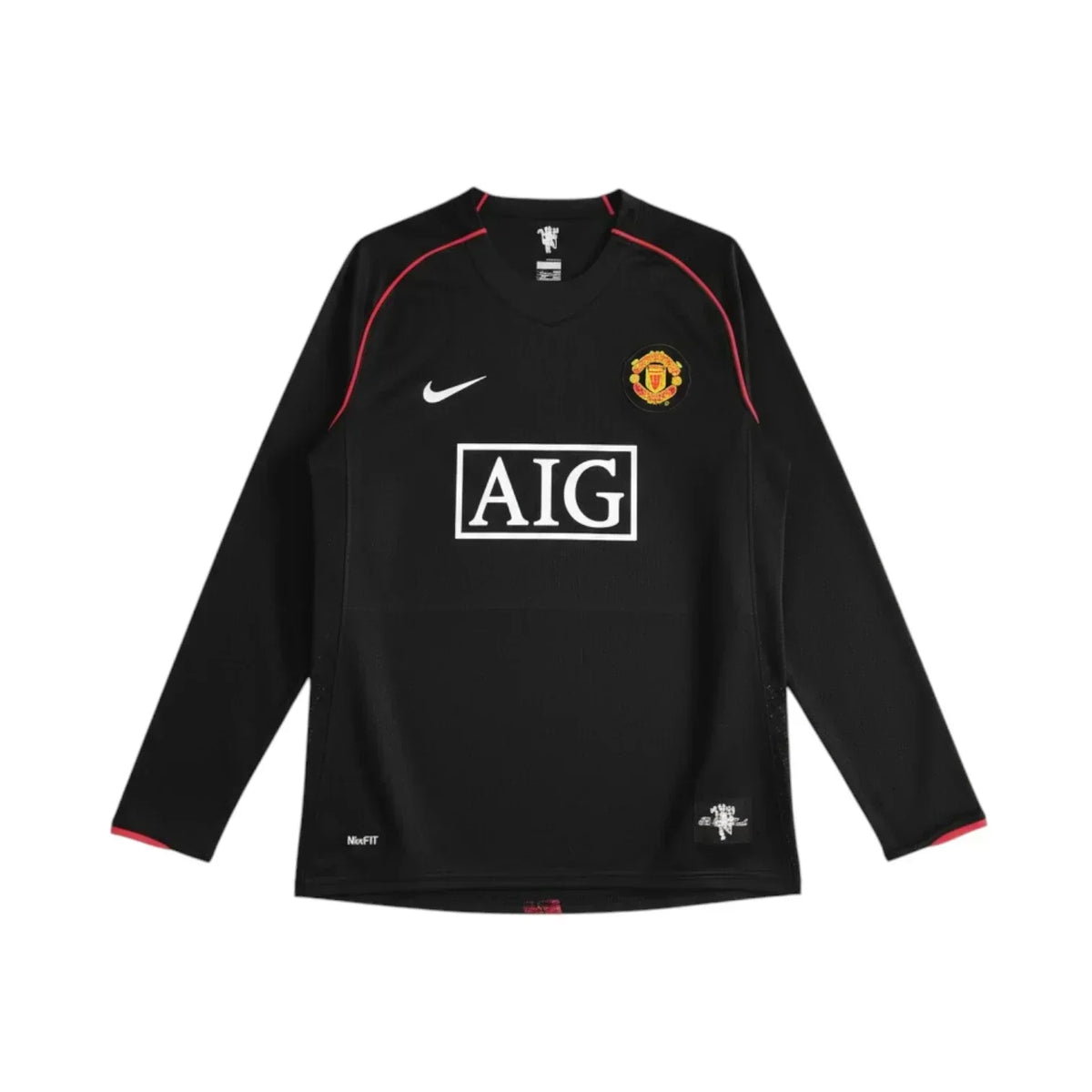 Camisa Manchester United II 2007/08 Manga Longa - imagem 3