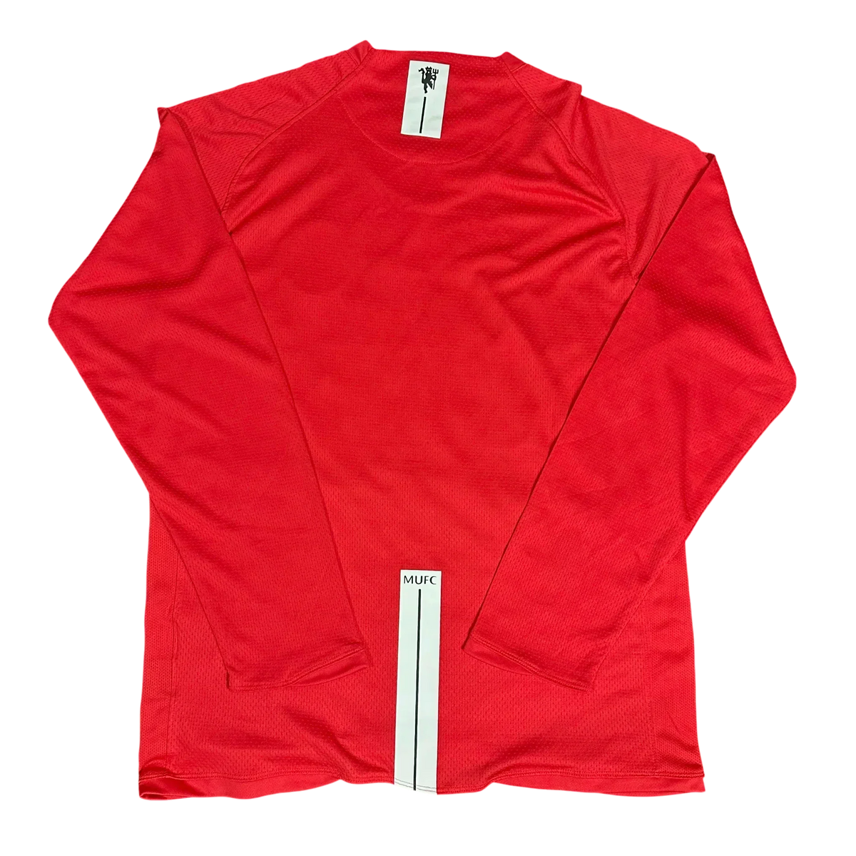 Manchester United 2007/08 Home Long Sleeve Kids Kit