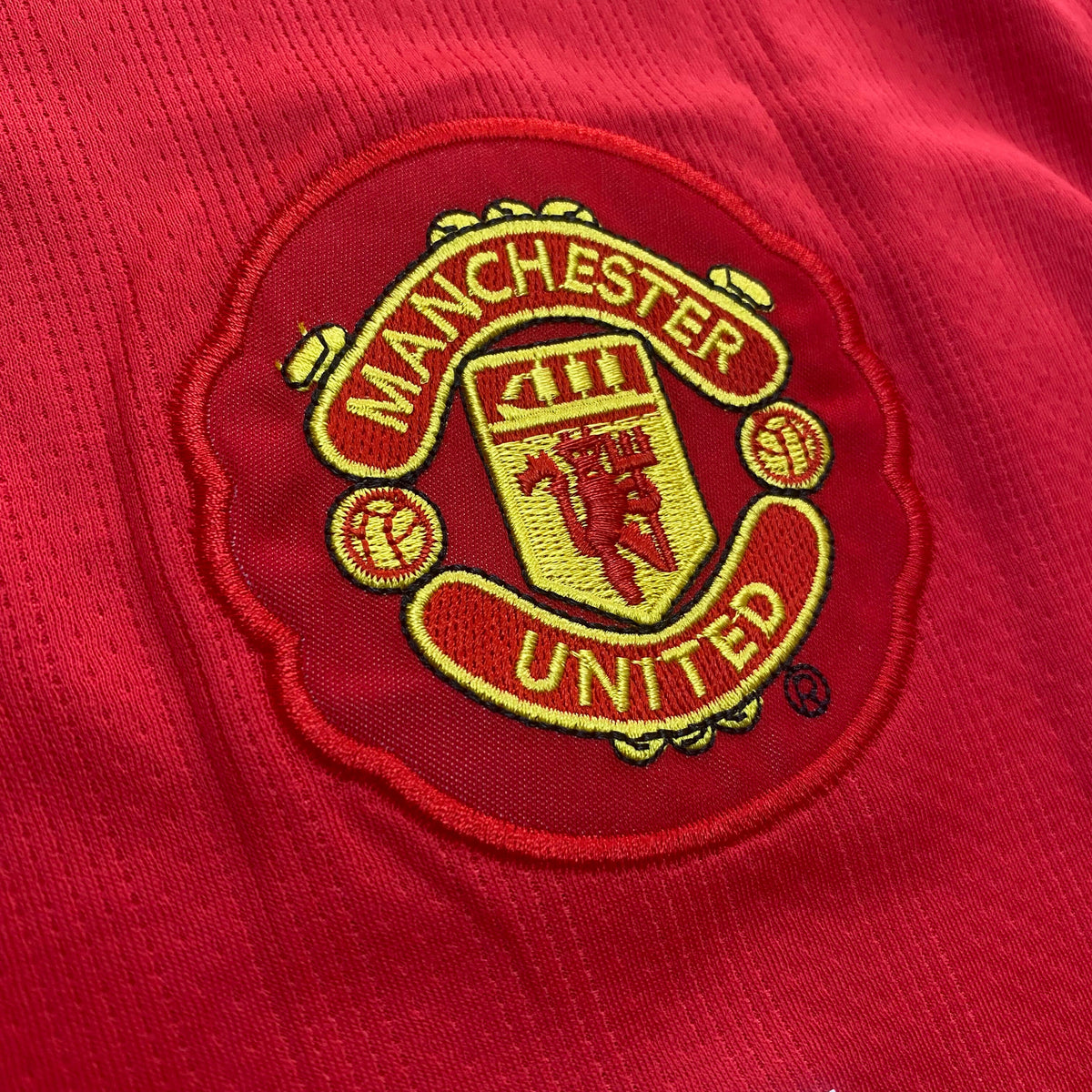 Kit Infantil Manchester United I 2007/08 Manga Longa - imagem 4