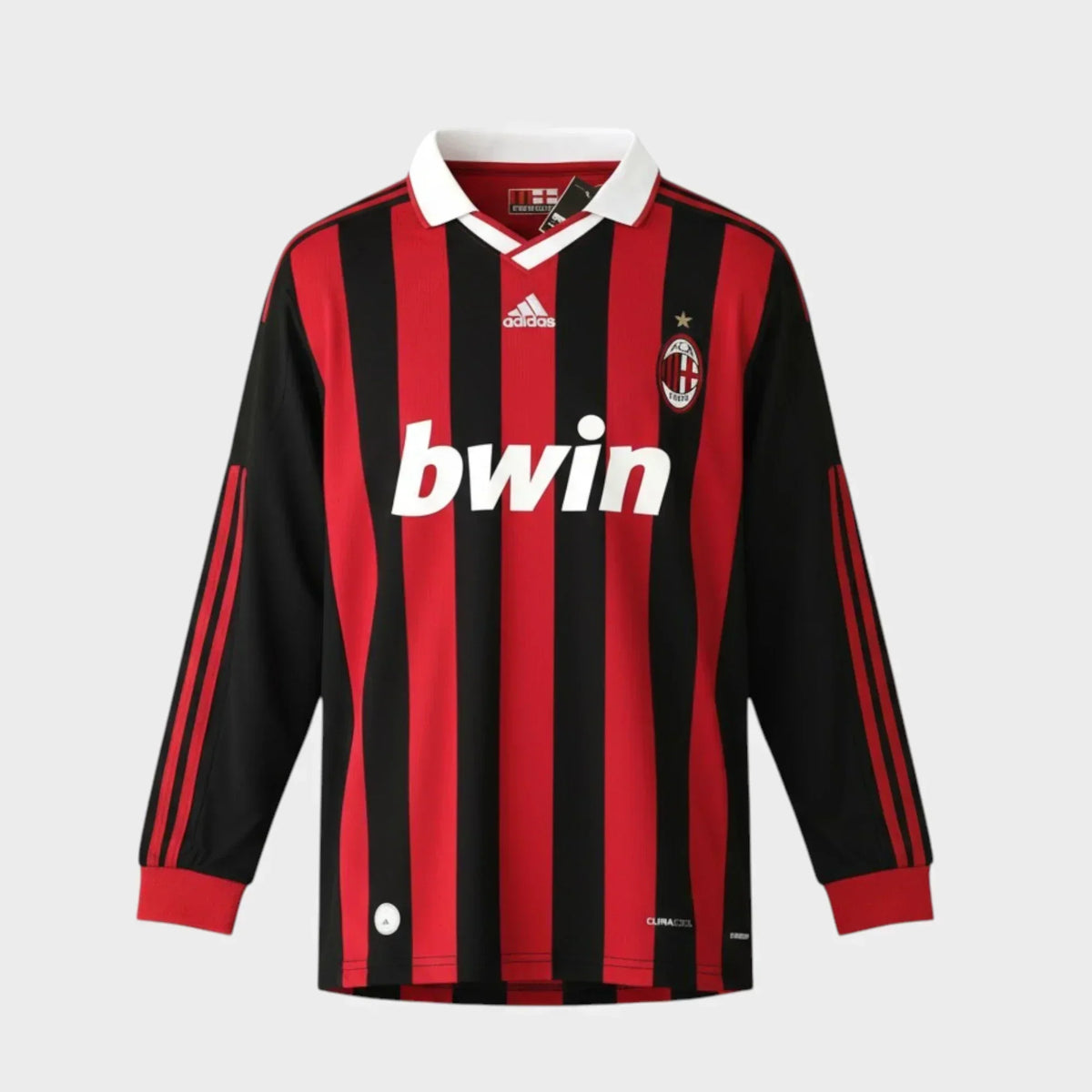 Camisa Milan I 2009/10 Manga Longa - imagem 1