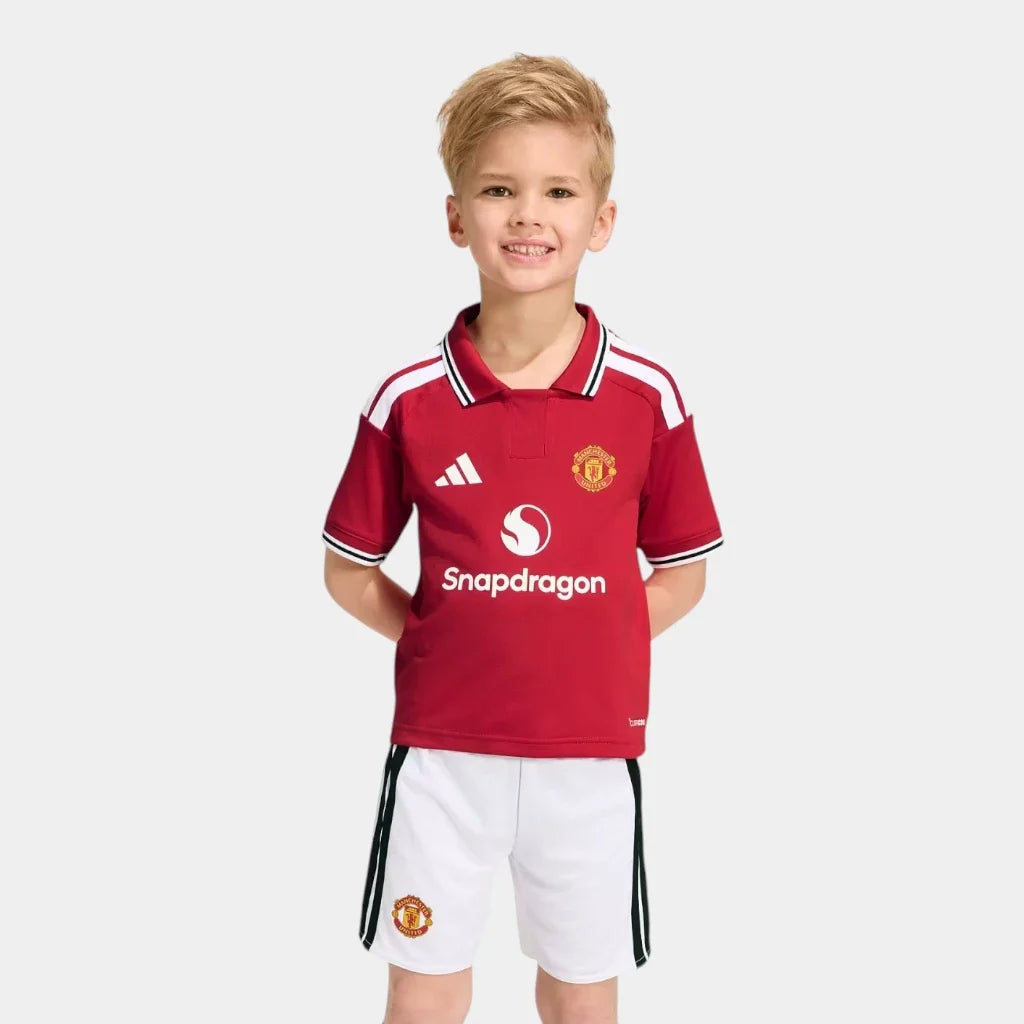 Manchester United 2026/27 Home Kids Kit