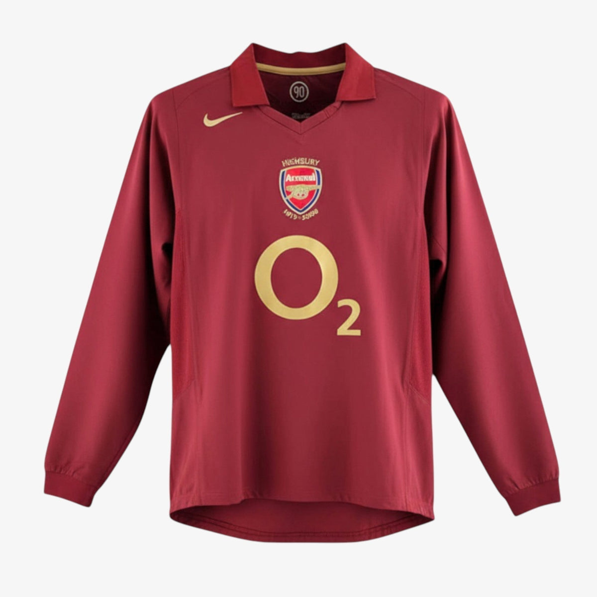 Camisa Arsenal I 2005/06 Manga Longa - imagem 1