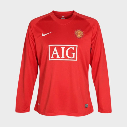 Camisa Manchester United I 2007/08 Manga Longa - imagem 1