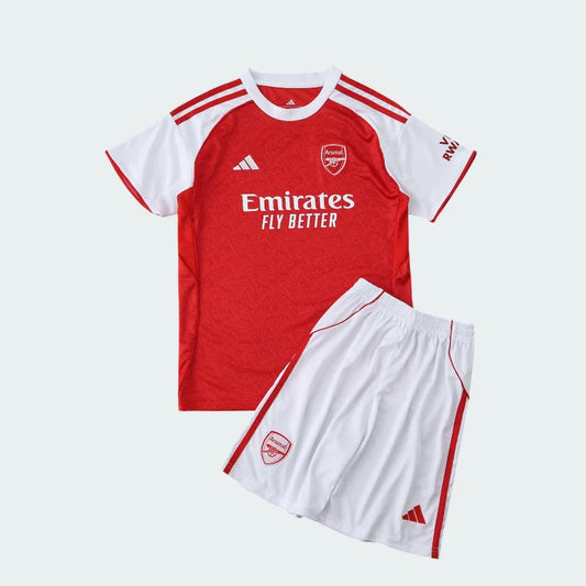 Arsenal 2025/26 Home Kids Kit