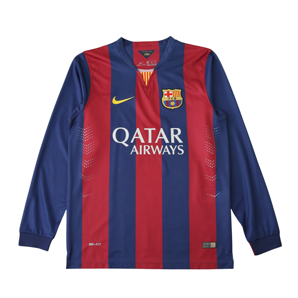 Camisa Barcelona I 2014/15 Manga Longa - imagem 4