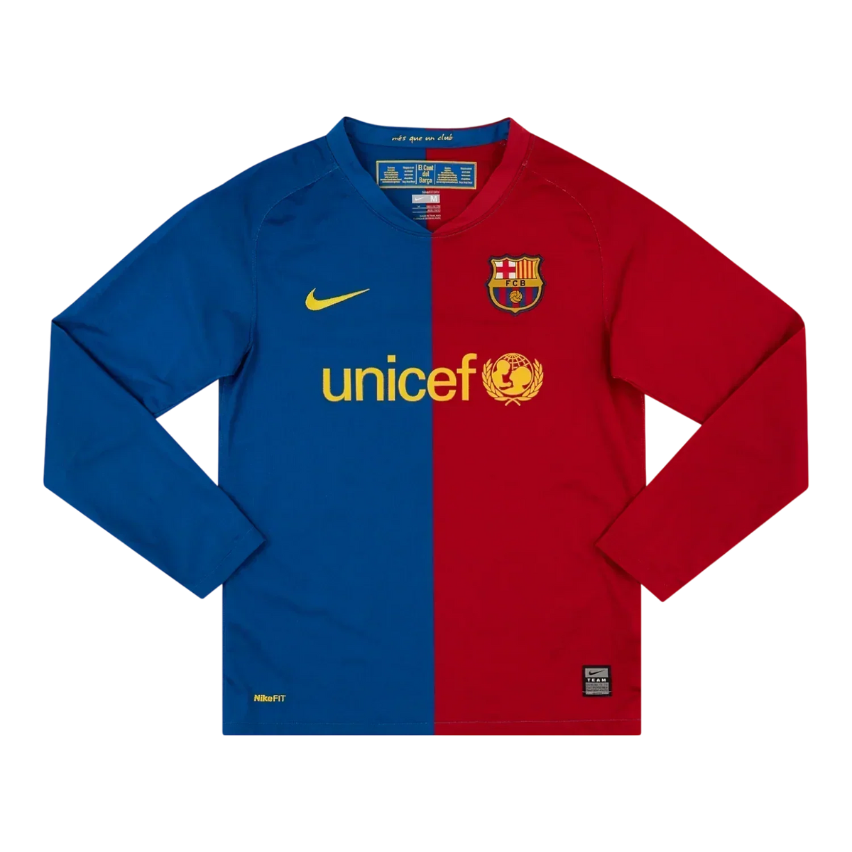 Camisa Barcelona I 2008/09 Manga Longa - imagem 3
