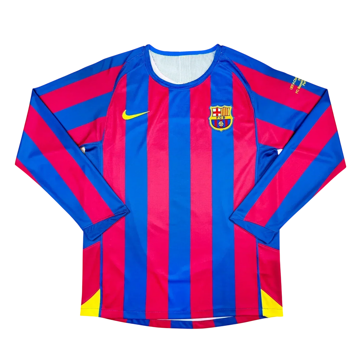 Camisa Barcelona I 2005/06 Manga Longa - imagem 4