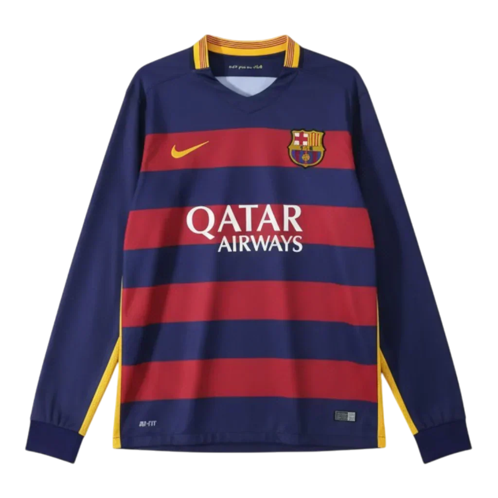 Camisa Barcelona I 2015/16 Manga Longa - imagem 4