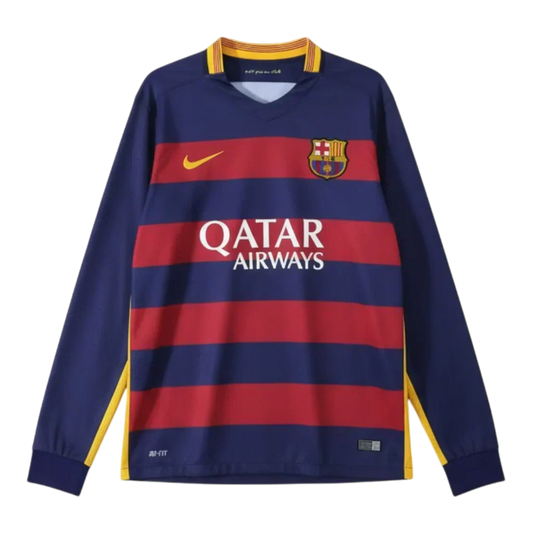 Camisa Barcelona I 2015/16 Manga Longa - imagem 4