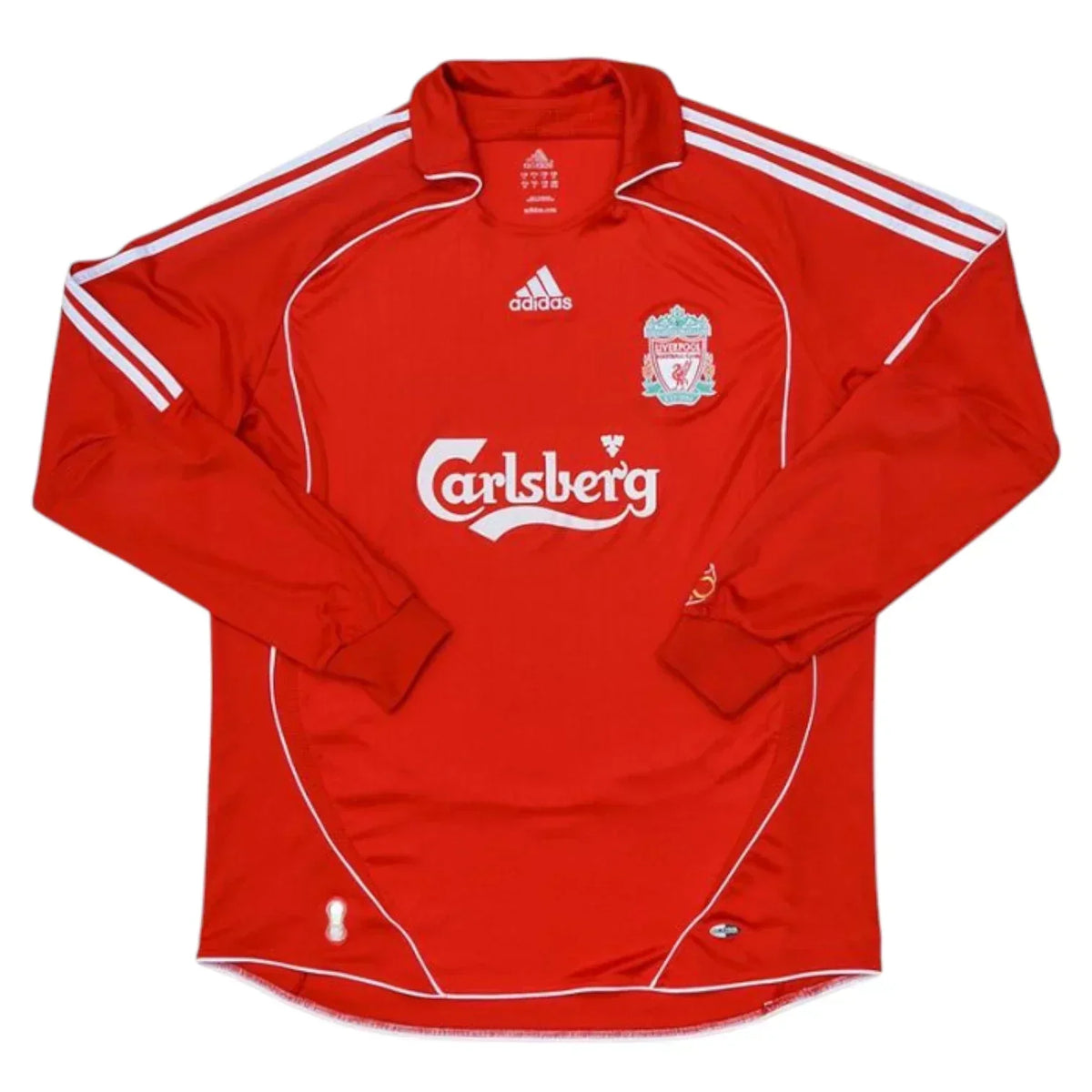 Camisa Liverpool I 2006/07 Manga Longa - imagem 3