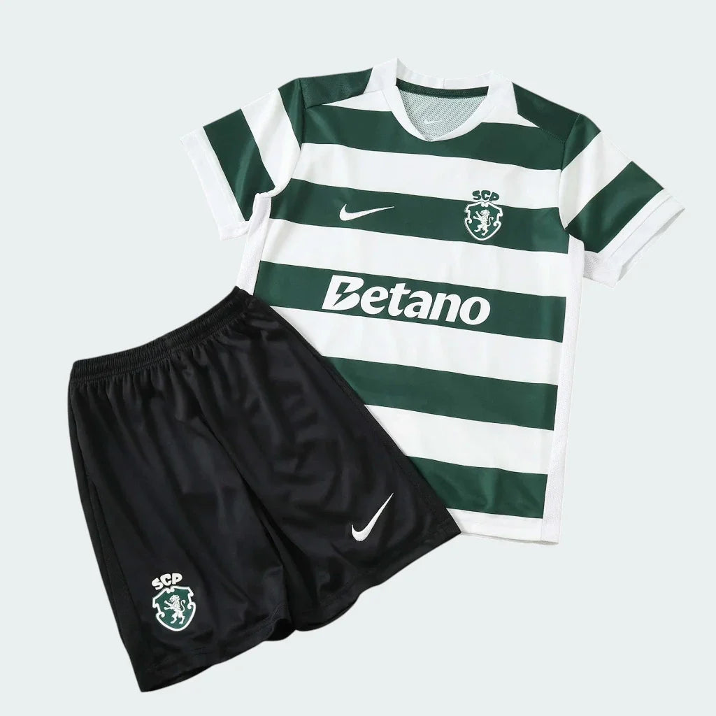Sporting 2026/27 Home Kids Kit