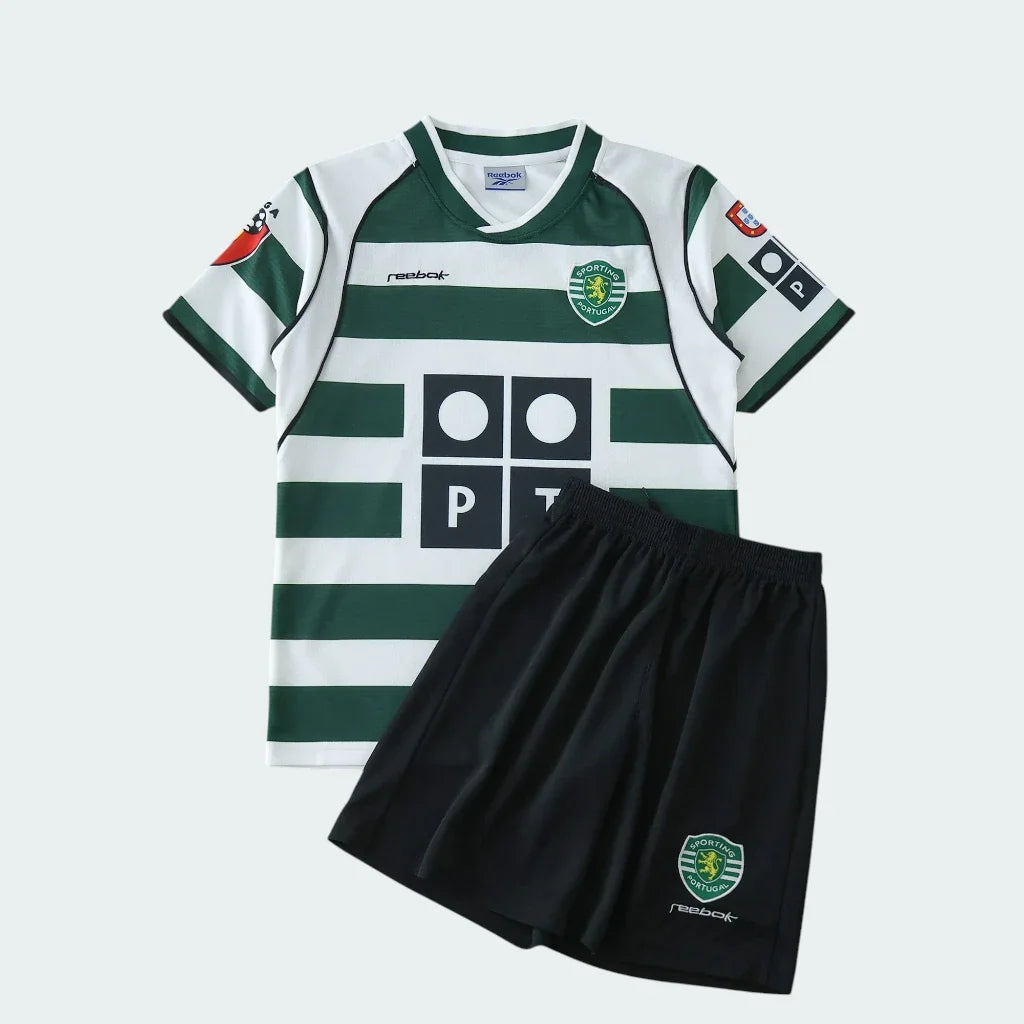 Sporting 2002/03 Home Kids Kit