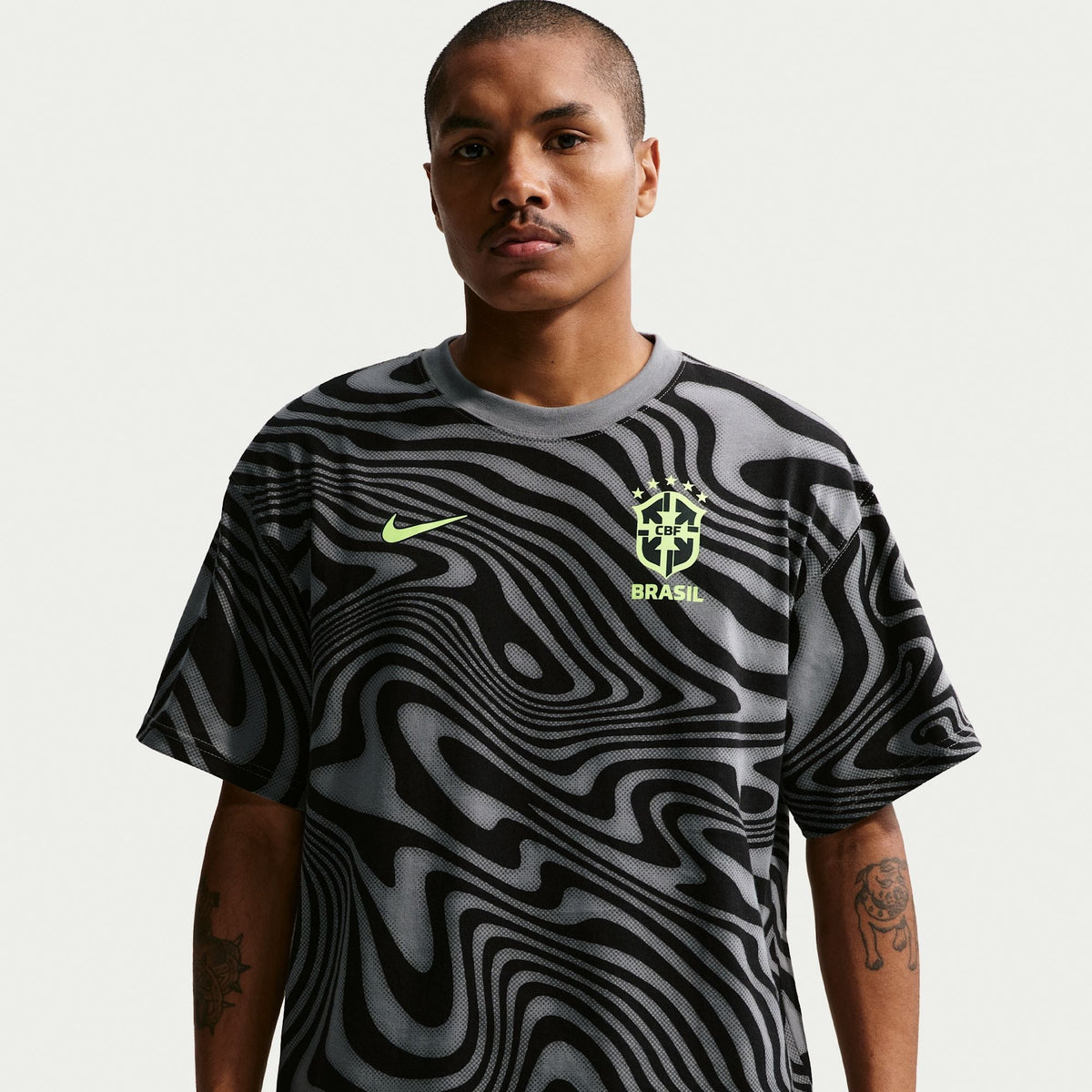 Camisa Brasil 2026 Treino Cinza - imagem 1