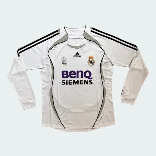 Real Madrid 2006/07 Home Long Sleeve Shirt
